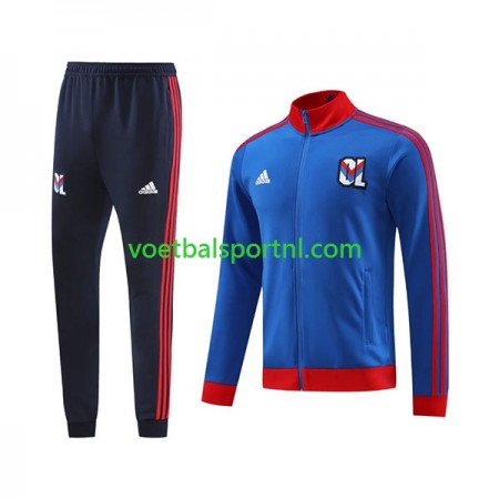 Olympique Lyonnais Blauw Rood Trainingsjack Pak 2023-24